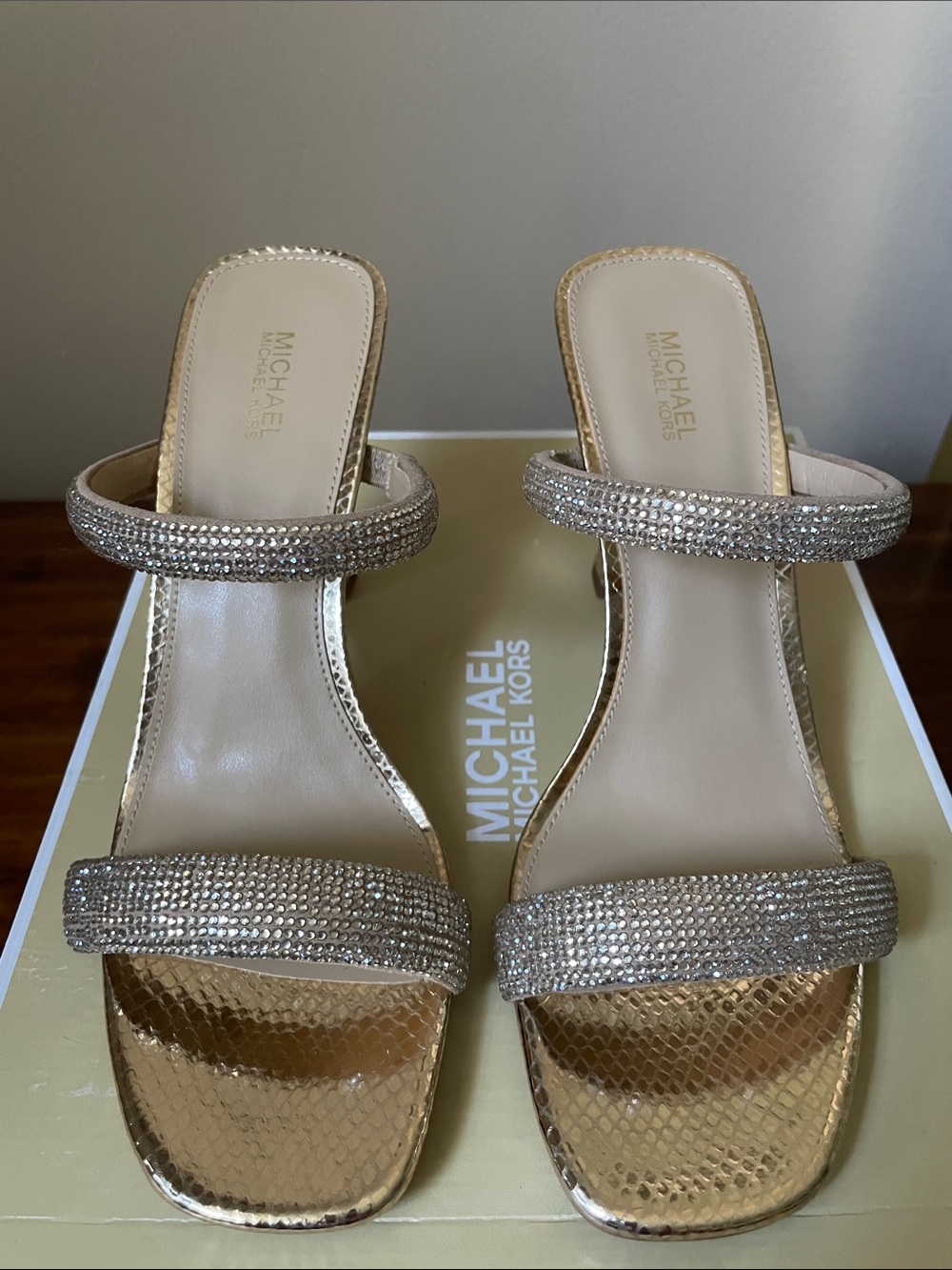 Michael Kors Amelia Rhinestone Sandal